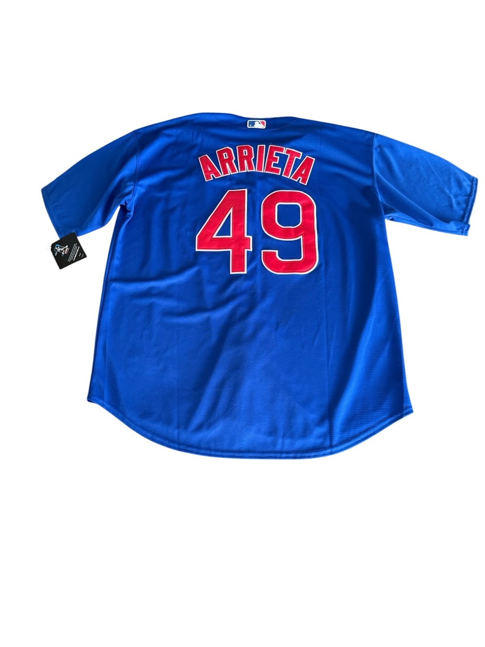 Majestic Chicago Cubs Jake Arrieta #49 Royal Blue Mesh Jersey XXL NWT